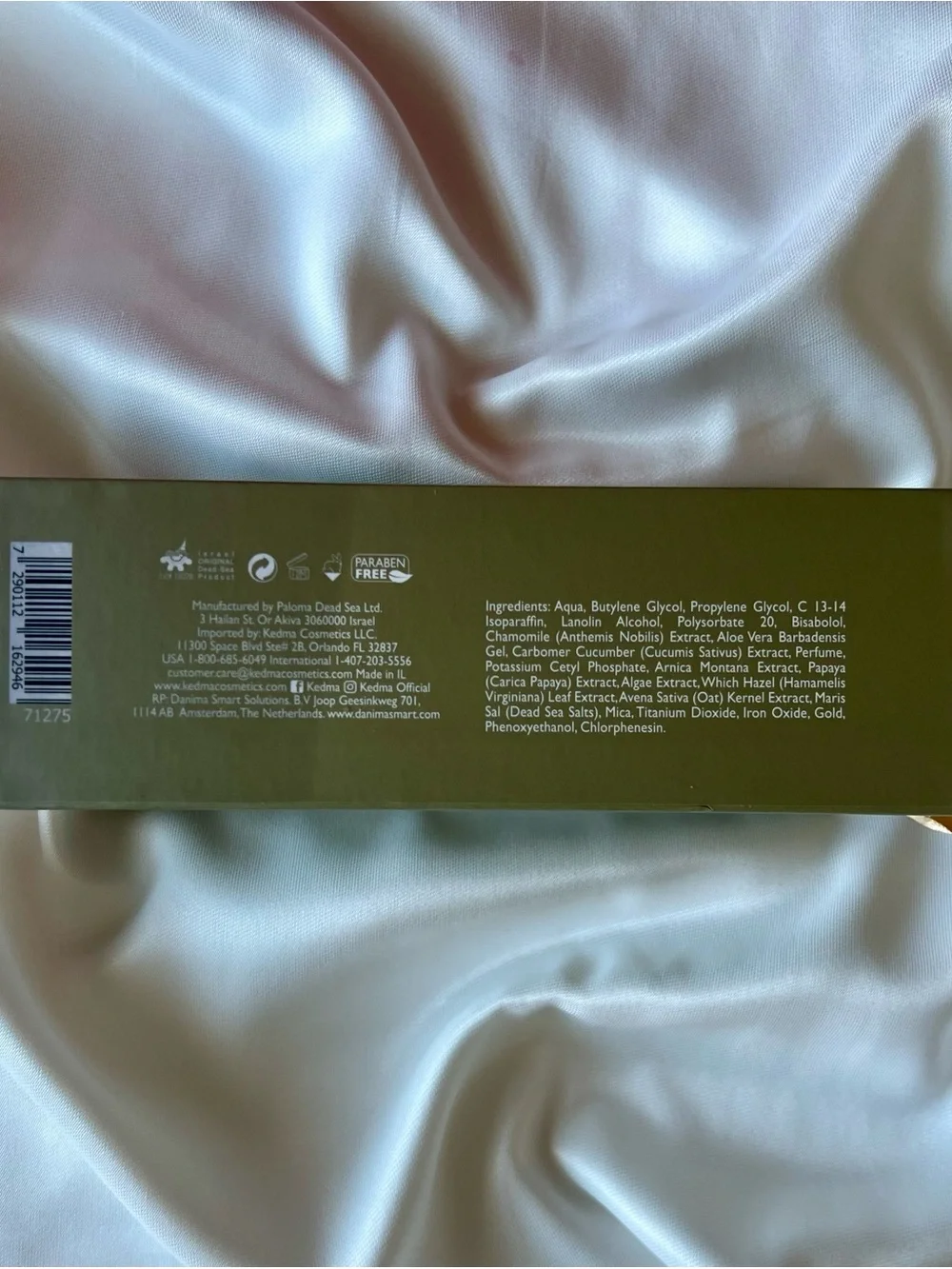 KEDMA Gold Facial Peel with Dead Sea Minerals – 1.35 fl oz / 40 ml